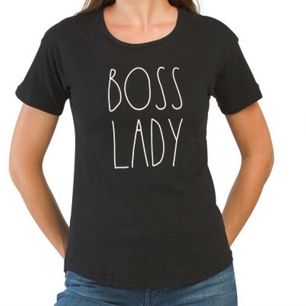 Rae Dunn Boss Lady Short Sleeve T-shirt Size 1X